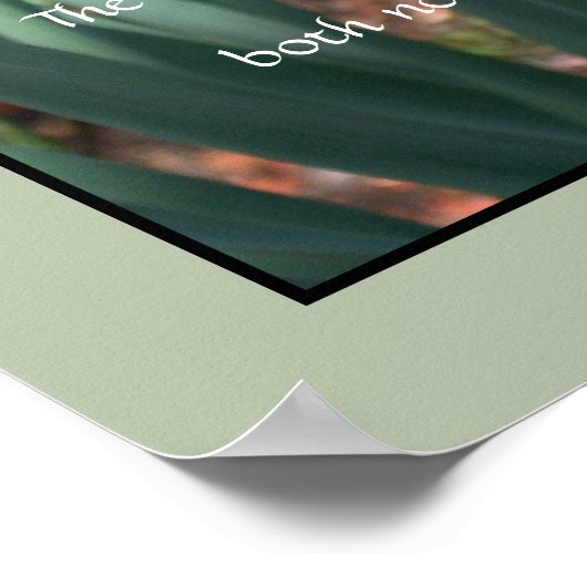 Gelbes Daffodil ~ Psalm 121:7,8 Poster (Ecke)