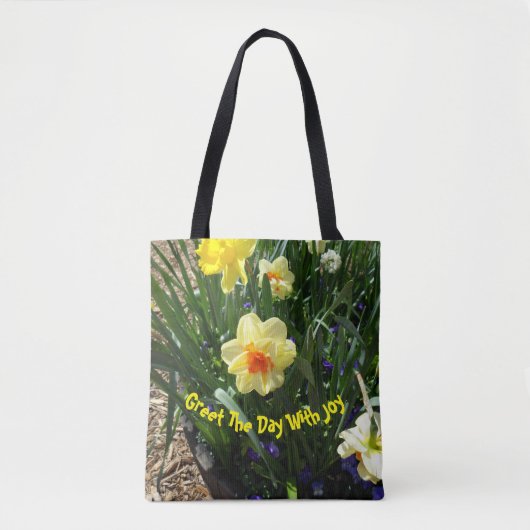 Gelbes Daffodil Tasche (Vorderseite)