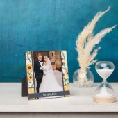 Gelbes Daisy Stripe Foto für benutzerdefinierte Na Fotoplatte (InSitu)