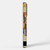 Gelbes Design mit Handgriffen Case-Mate iPhone Hülle (Rückseite / Rechts)