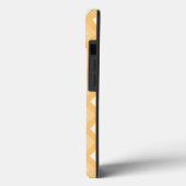 Gelbes Diamantenmuster Case-Mate iPhone Gehäuse Hülle (Rückseite / Links)
