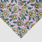 Gelbes Ditsy-Muster Seidenpapier (Ausschnitt)