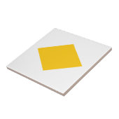 gelbes Dreieck Fliese (Seite)