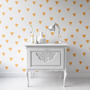 Gelbes Dreieck Muster Geometrisches Hintergrundpap Tapete