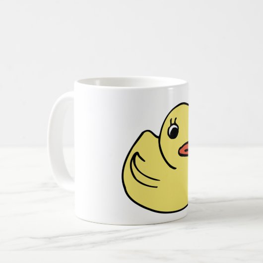Gelbes Ducky Kaffeetasse (Vorderseite Links)