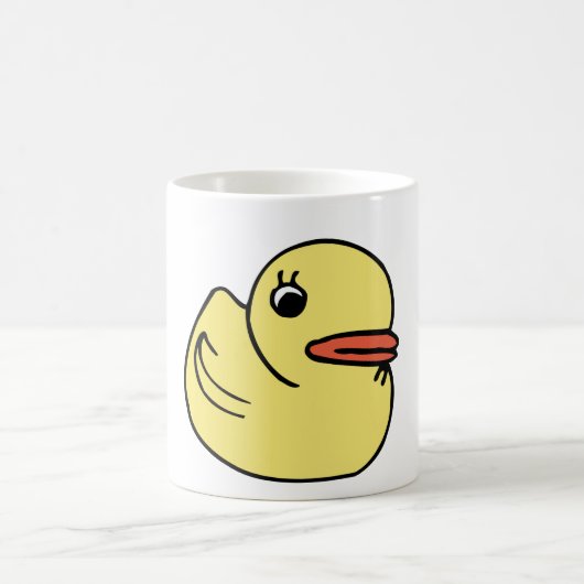 Gelbes Ducky Kaffeetasse (Mittel)