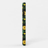 Gelbes dunkles Design auf schwarz Case-Mate iPhone Hülle (Hinten/Rechts)