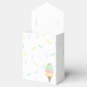 Gelbes Eiscreme-Party Geschenkschachtel (Geöffnet)