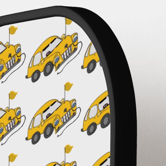 Gelbes Elektrofahrzeug-Pickleball-Paddel Pickleball Schläger (Linke Seite)