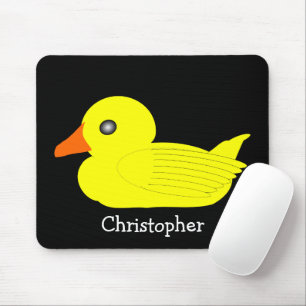 Gelbes Enten-Design Mousepad