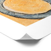 Gelbes, ethnisch Abstraktes Dekorativ 16x20 Print Poster (Ecke)