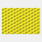 Gelbes F-15E-Strike-Adlerraketenquadron Geschenkpapier Set (Vorderseite 3)