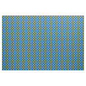 Gelbes F-35-Blitzstrahlmuster auf blau Stoff (Yard (91,4 cm))
