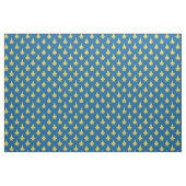 Gelbes F-35-Blitzstrahlmuster auf blau Stoff (Fat Quarter (45,7 x 55,9 cm))