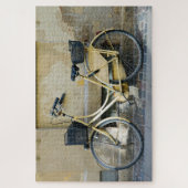 Gelbes Fahrrad, Kopenhagen, Dänemark Puzzle (Vertikal)