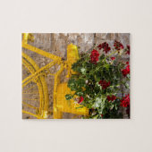 Gelbes Fahrrad Puzzle (Horizontal)