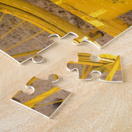 Gelbes Fahrrad Puzzle (Seite)
