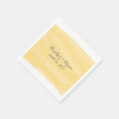 Gelbes Farbpapier Napkins Serviette (Ecke)