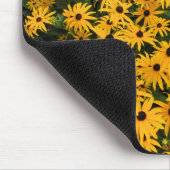 Gelbes Feld von Daisies - Daisy Mousepad (Ecke)