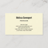 Gelbes Feld von Sonnenblumen Fotografie Visitenkarte (Rückseite)