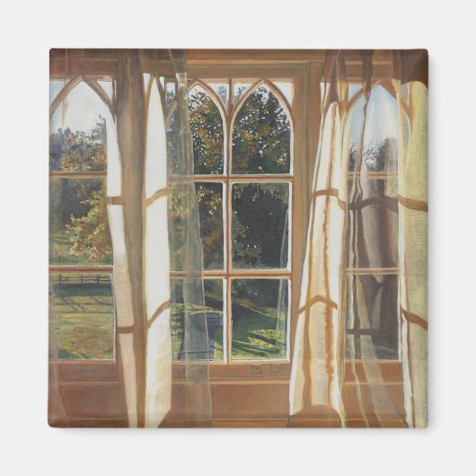 Gelbes Fenster 2013 Magnet (Vorne)