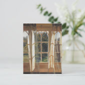 Gelbes Fenster 2013 Postkarte (Stehend Vorderseite)