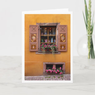 Gelbes Fenster Karte