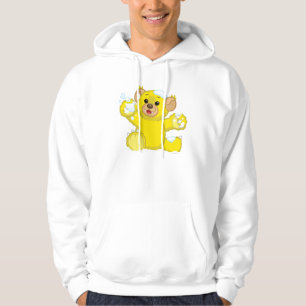 Gelbes flaumiges CUB Hoodie