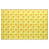 Gelbes Fleur-de-lis-Muster Stoff (Fat Quarter (45,7 x 55,9 cm))