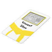 Gelbes Foto für Kampfkunst Magnet (Linke Seite)