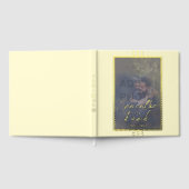 Gelbes Foto Hochzeitsfoil Gästebuch (Voll)