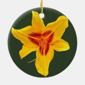 Gelbes Foto Keramik Ornament (Hinten)