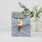 Gelbes Foto Postkarte (Stehend Vorderseite)