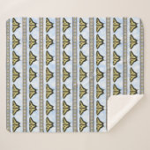 Gelbes Frack Butterfly Blue Sky Medium Sherpadecke (Vorderseite (Horizontal))