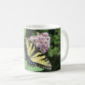 Gelbes Frack Butterfly Kaffeetasse (VorderseiteRechts)