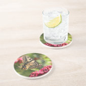 Gelbes Frack Butterfly Untersetzer (Seite)