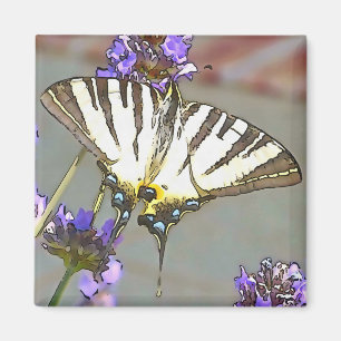 Gelbes Frack für Lilac-Blume Schwarz O Magnet