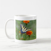 Gelbes Frack Ost-Tiger Kaffeetasse (Links)