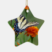 Gelbes Frack Ost-Tiger Keramikornament (Rechts)