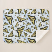 Gelbes Frack Schmetterlinge Blauer Himmel Kleiner Sherpadecke (Vorderseite (Horizontal))