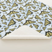 Gelbes Frack Schmetterlinge Blue Sky Große Sherpadecke (3/4)