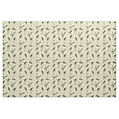 Gelbes Friseur-Werkzeug-Muster Stoff (Fat Quarter (45,7 x 55,9 cm))