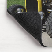 Gelbes frisiertes Auto Mousepad (Ecke)