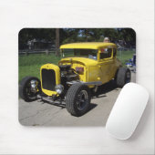 Gelbes frisiertes Auto Mousepad (Mit Mouse)