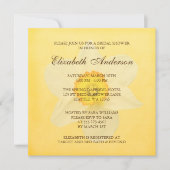 Gelbes Frühling Daffodische Blume Brautparty Einladung (Vorderseite)