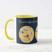 Gelbes Gebäude Tasse (Links)