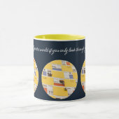 Gelbes Gebäude Tasse (Zentrum)