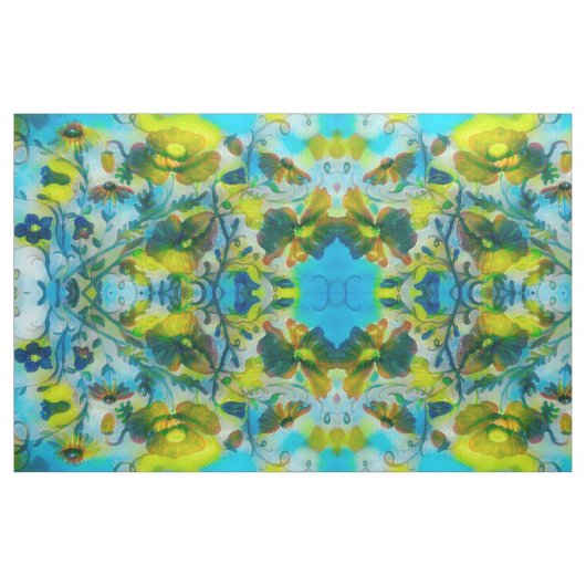 Gelbes Gelb-Sunbeam-Gewebe Stoff (Fat Quarter (45,7 x 55,9 cm))