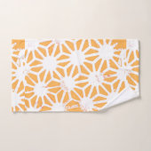 Gelbes geometrisches Muster Badhandtuch Set (Handtuch)