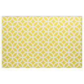 Gelbes geometrisches Muster Stoff (Fat Quarter (45,7 x 55,9 cm))